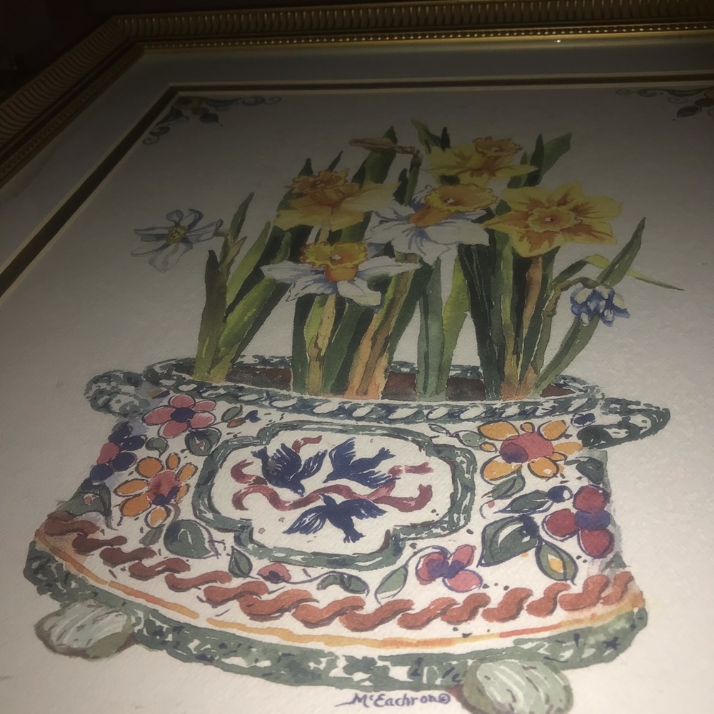 Original watercolor painting by McEachron